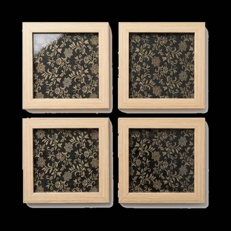 Raat Vine Coasters, overhead view